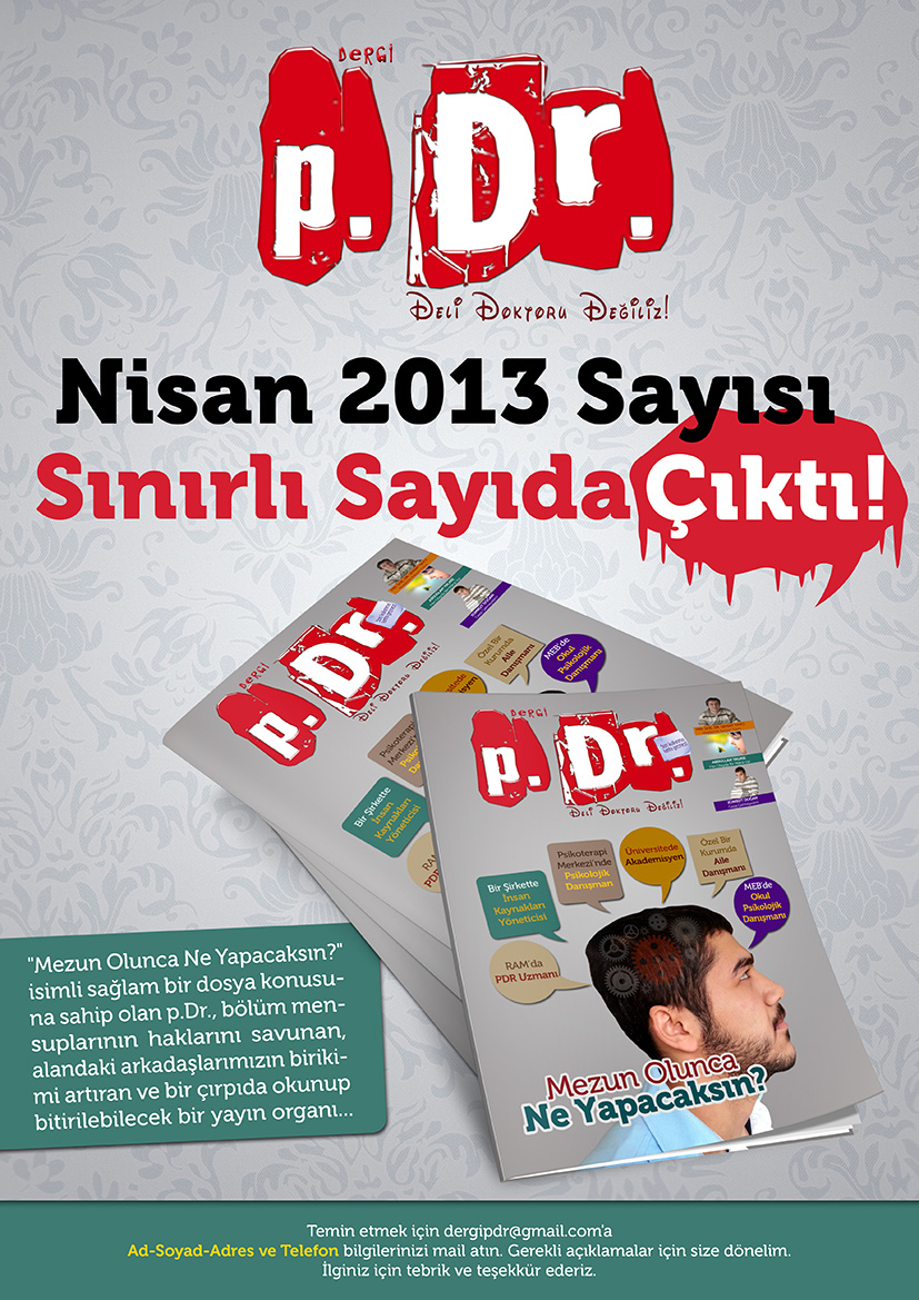 PDR DERGI AFISI - Site için