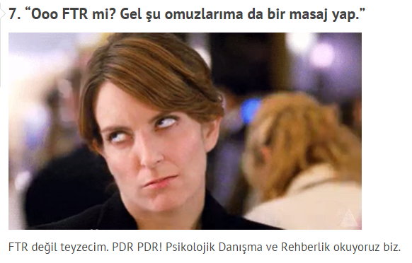 Bir PDR öğrencisinin En Sık Duyduğu 11 Cümle ! 8