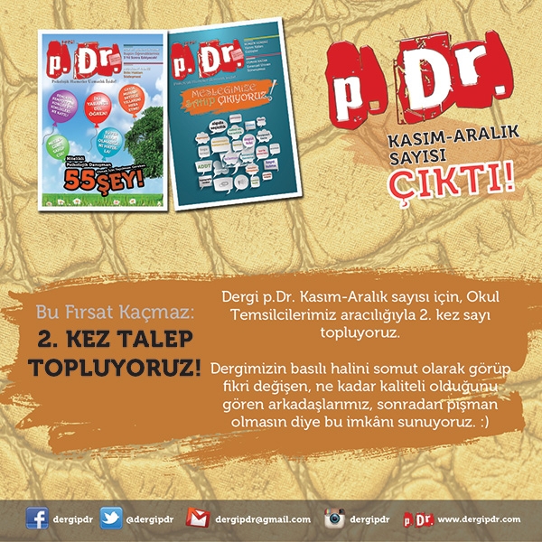 11 Maddede Dergi p.Dr. 1