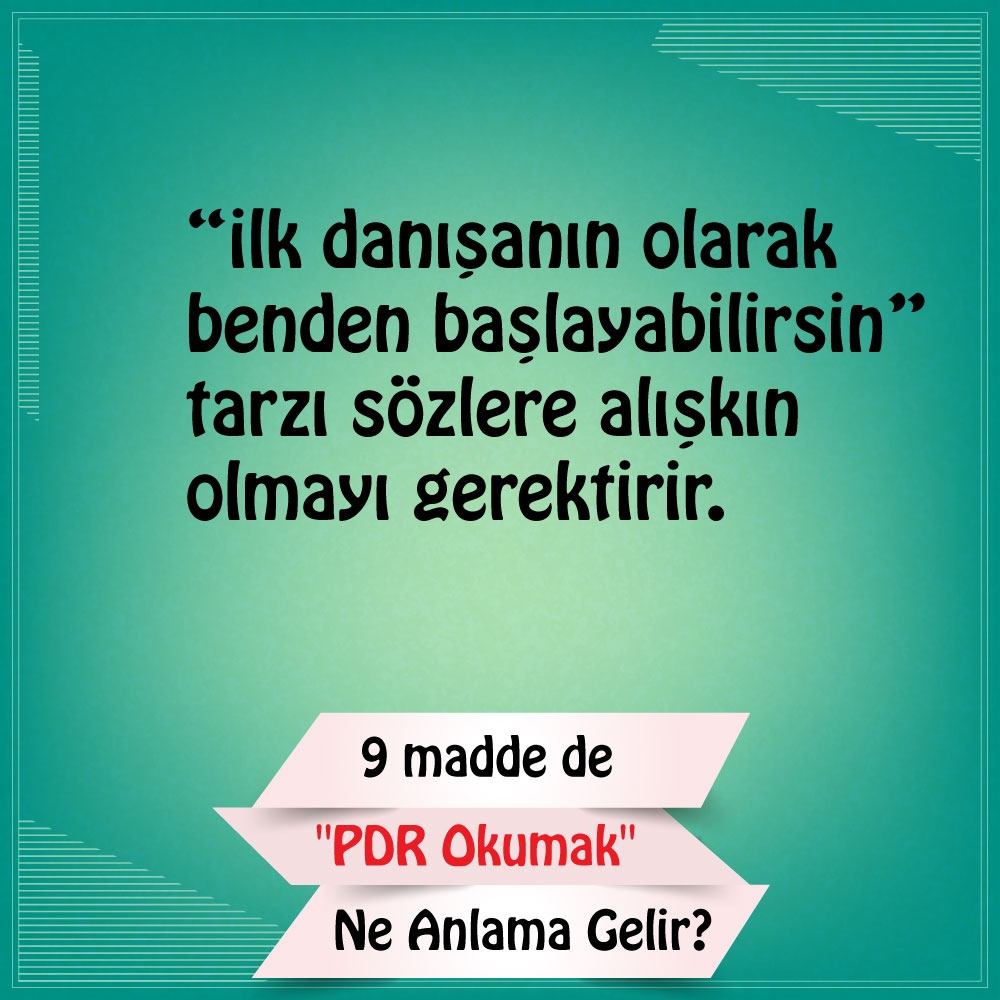9 Madde de "Pdr okumak" Ne Anlama Gelir? 4
