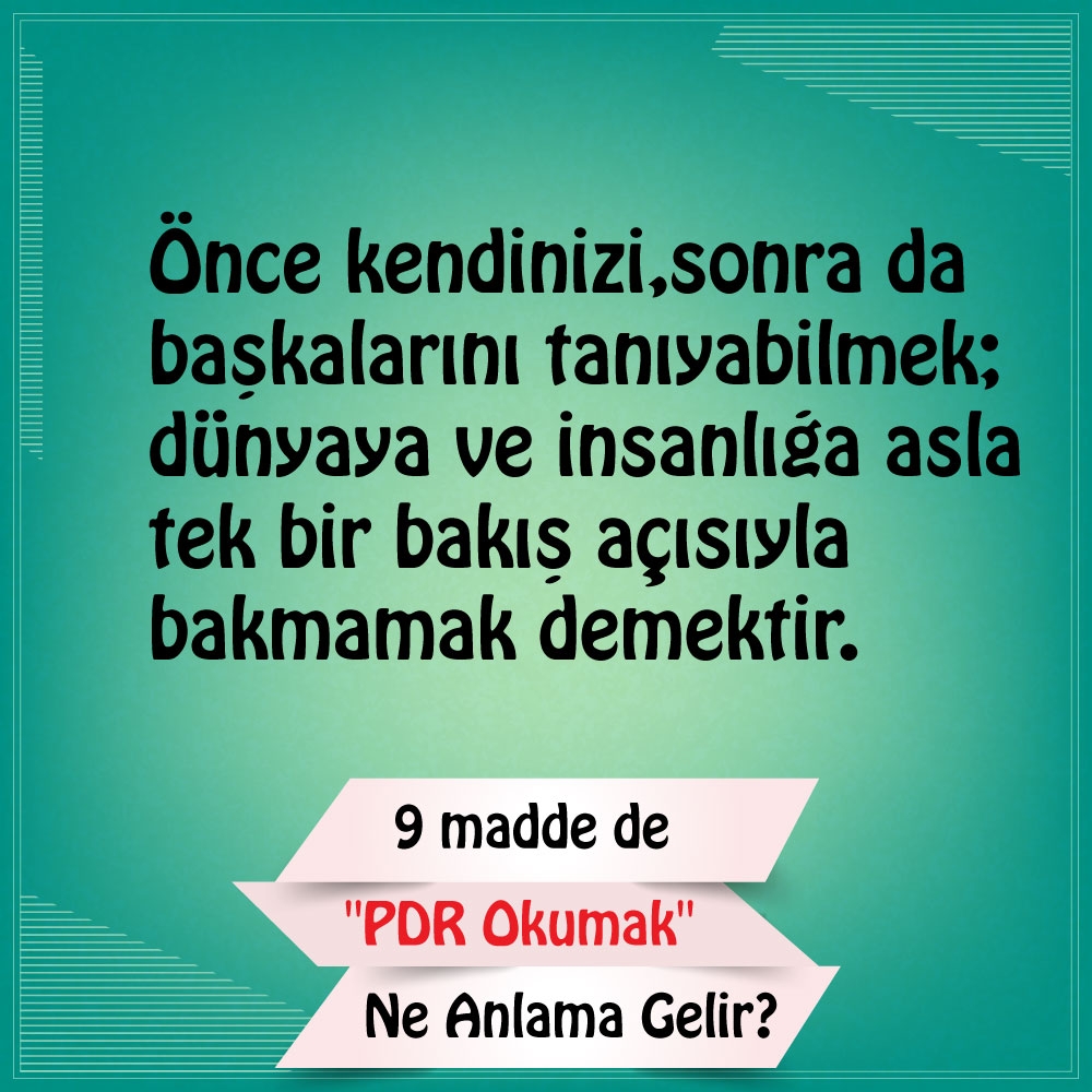 9 Madde de "Pdr okumak" Ne Anlama Gelir? 5