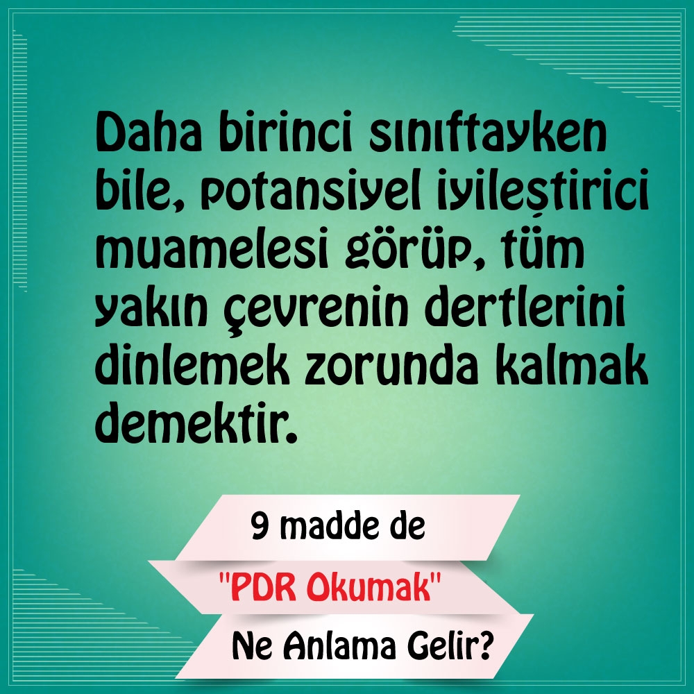 9 Madde de "Pdr okumak" Ne Anlama Gelir? 9