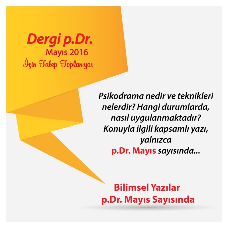 p.Dr. Mayıs 2016 Talep Toplama Süreci Başladı 1
