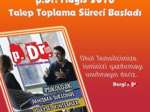 p.Dr. Mayıs 2016 Talep Toplama Süreci Başladı