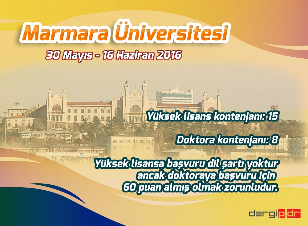 PDR YÜKSEK LİSANS BAŞVURULARI BAŞLADI 5