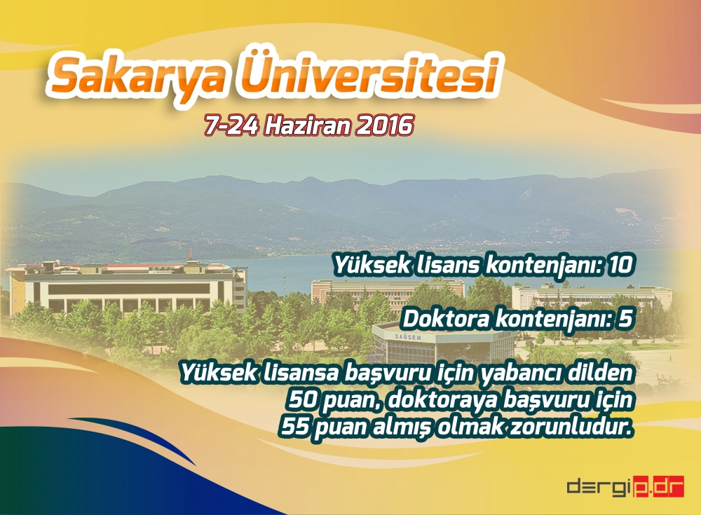 PDR YÜKSEK LİSANS BAŞVURULARI BAŞLADI 6