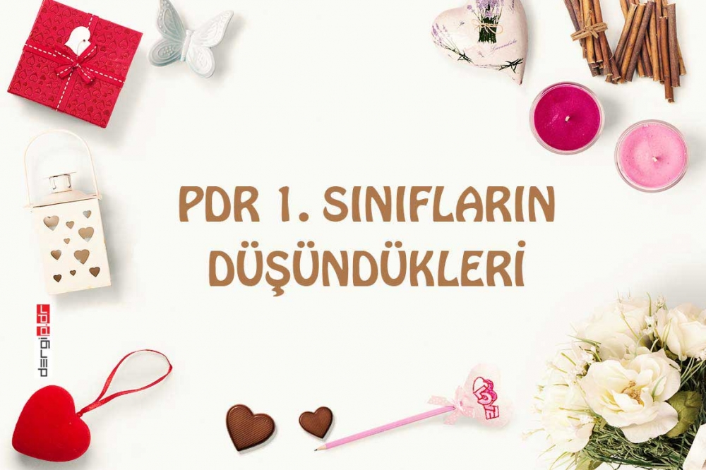 PDR 1. SINIFLARIN DÜŞÜNDÜKLERİ 1