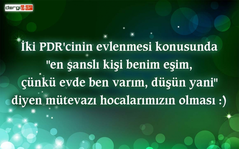 İKİ PDR'Cİ EVLENİRSE NASIL BİR YUVA OLUR? 9