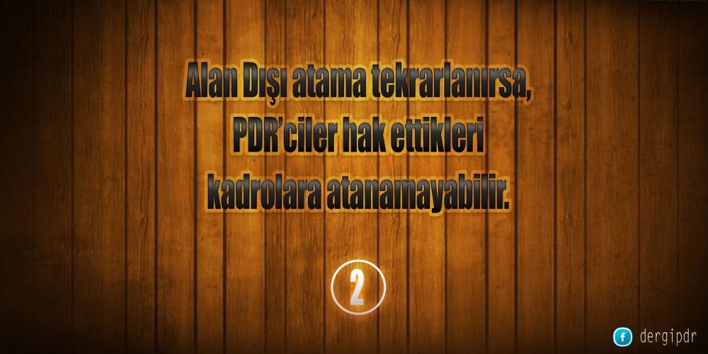 PDR'NİN UZMANLIK İŞİ OLDUĞUNU VURGULAYAN 7 GERÇEK 5