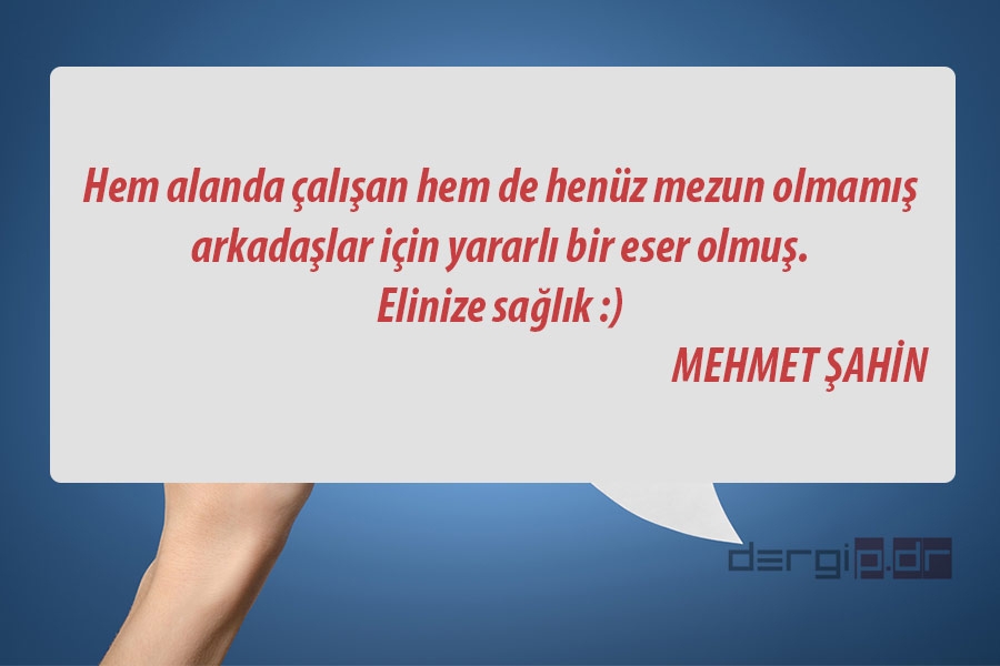 p.Dr. OKURLARININ YORUM VE DEĞERLENDİRMELERİ 13