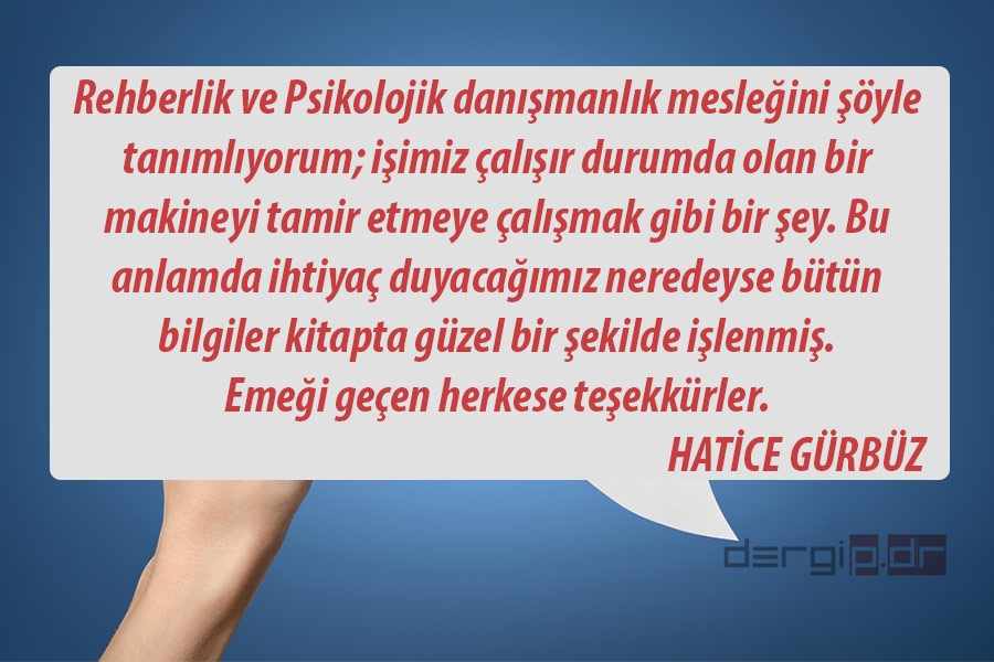 p.Dr. OKURLARININ YORUM VE DEĞERLENDİRMELERİ 16