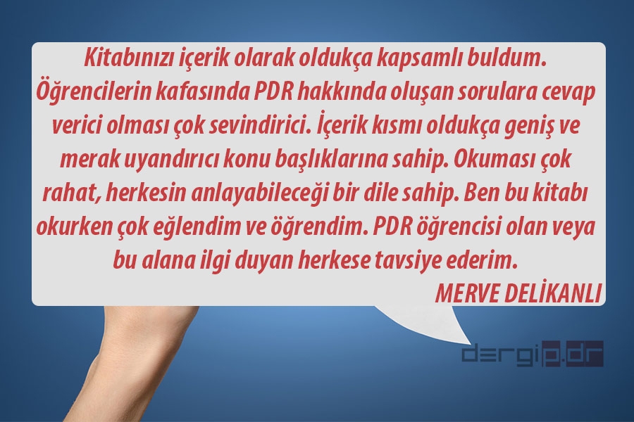 p.Dr. OKURLARININ YORUM VE DEĞERLENDİRMELERİ 19