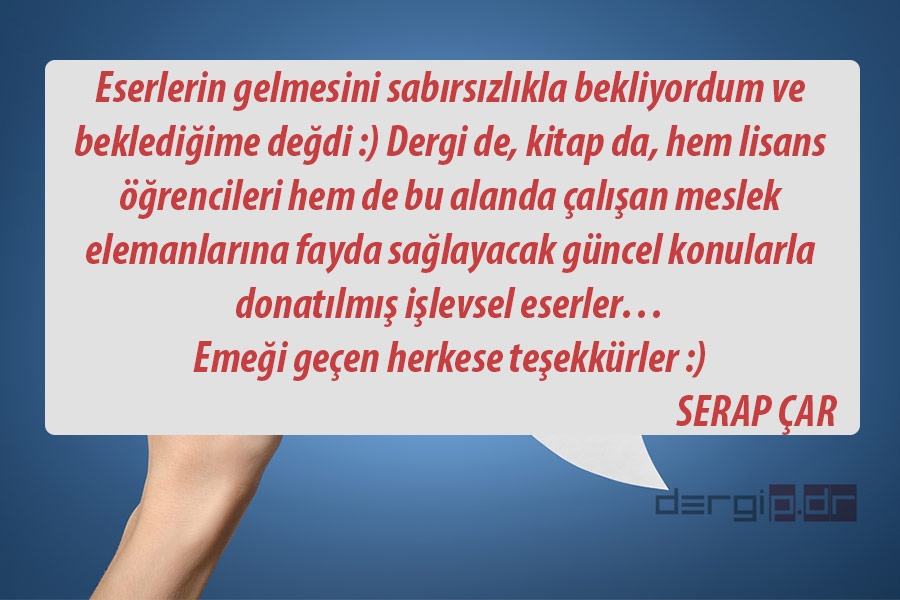 p.Dr. OKURLARININ YORUM VE DEĞERLENDİRMELERİ 27