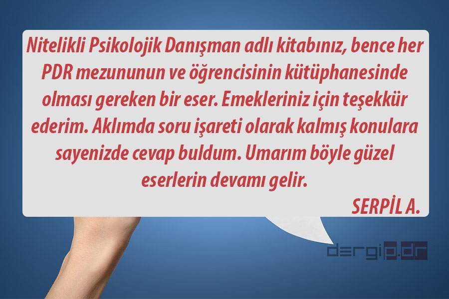 p.Dr. OKURLARININ YORUM VE DEĞERLENDİRMELERİ 28
