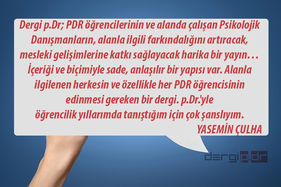 p.Dr. OKURLARININ YORUM VE DEĞERLENDİRMELERİ 31