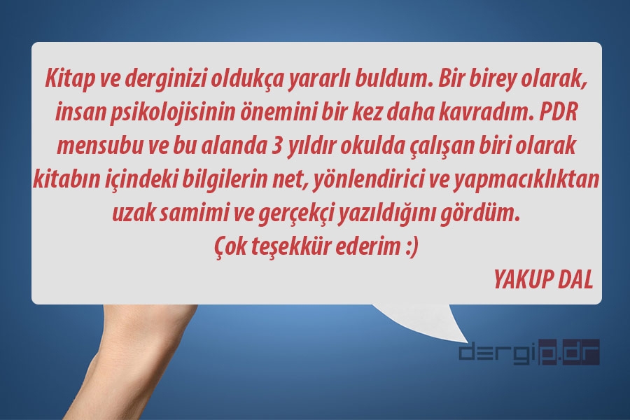 p.Dr. OKURLARININ YORUM VE DEĞERLENDİRMELERİ 33