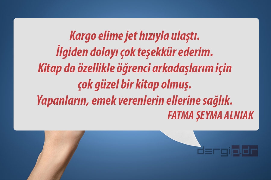 p.Dr. OKURLARININ YORUM VE DEĞERLENDİRMELERİ 34