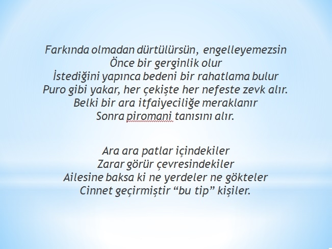 ŞİİRLERLE DAVRANIŞ BOZUKLUKLARI 5