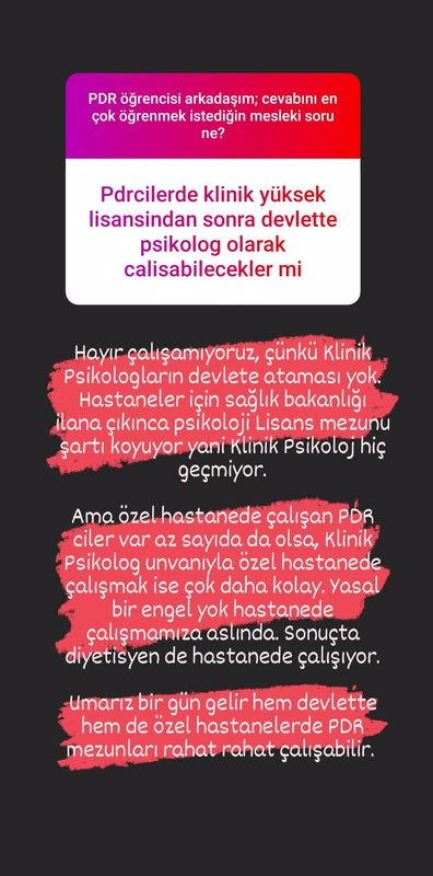 PDR Hakkında En Çok Merak Edilen Konular ve Sorular 20