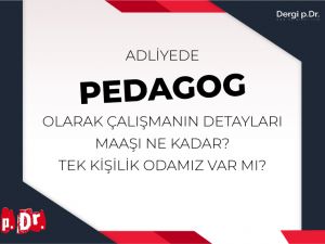 ADLİYEDE PEDAGOG OLARAK ÇALIŞMANIN DETAYLARI