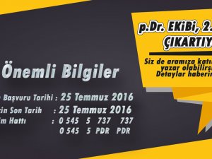 p.Dr. EKİBİ, 2. KİTABI ÇIKARTIYOR!