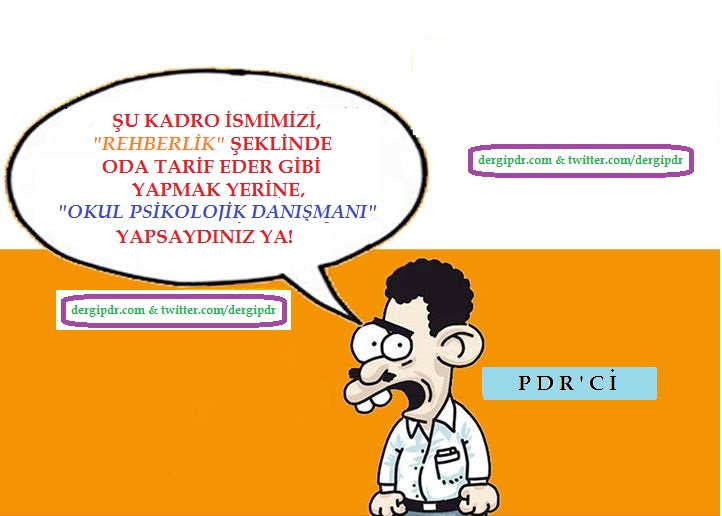 Rehberlik Yerine "Okul Psikolojik Danışmanı" Yapsaydınız Ya!