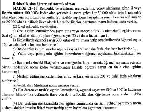 "Rehberlik" Ve Psikolojik Danışmanlık Kadrosu Anaokullarında Artık Yok!